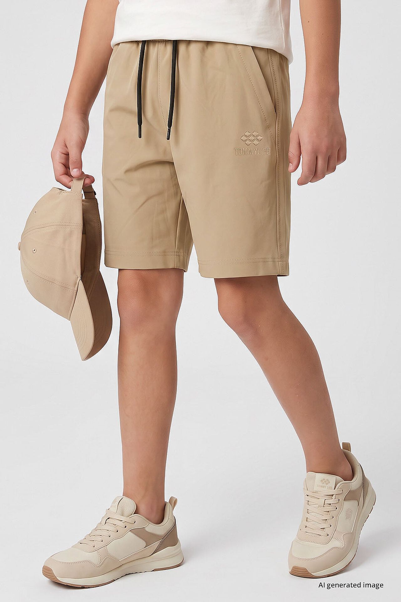 TOMMY Youth Drawstring Waist Shorts 2