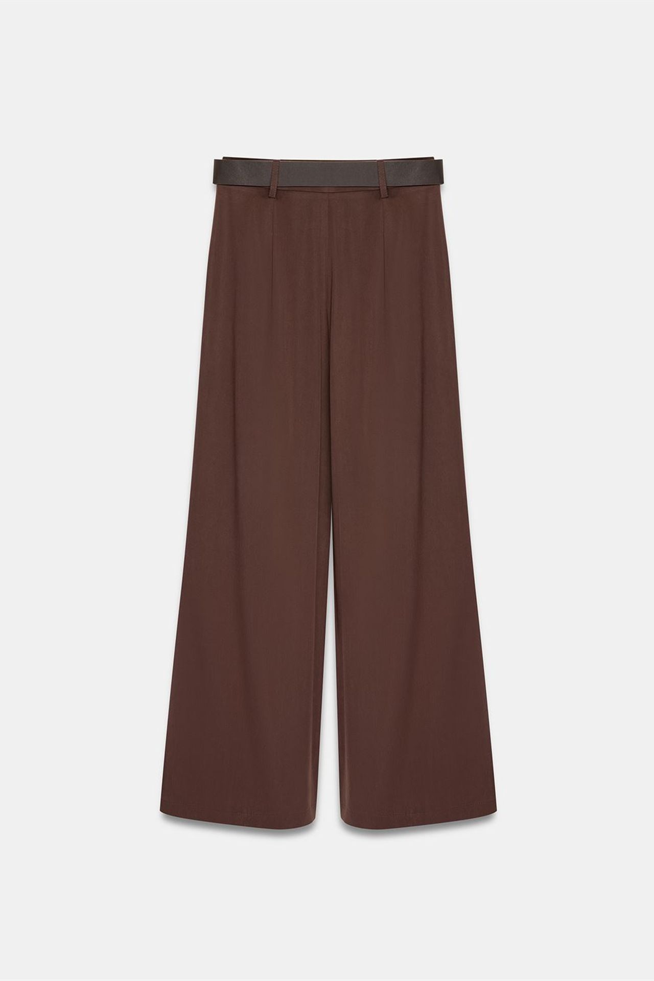 DILVIN High-Waist Pleated Wide-Leg Trousers