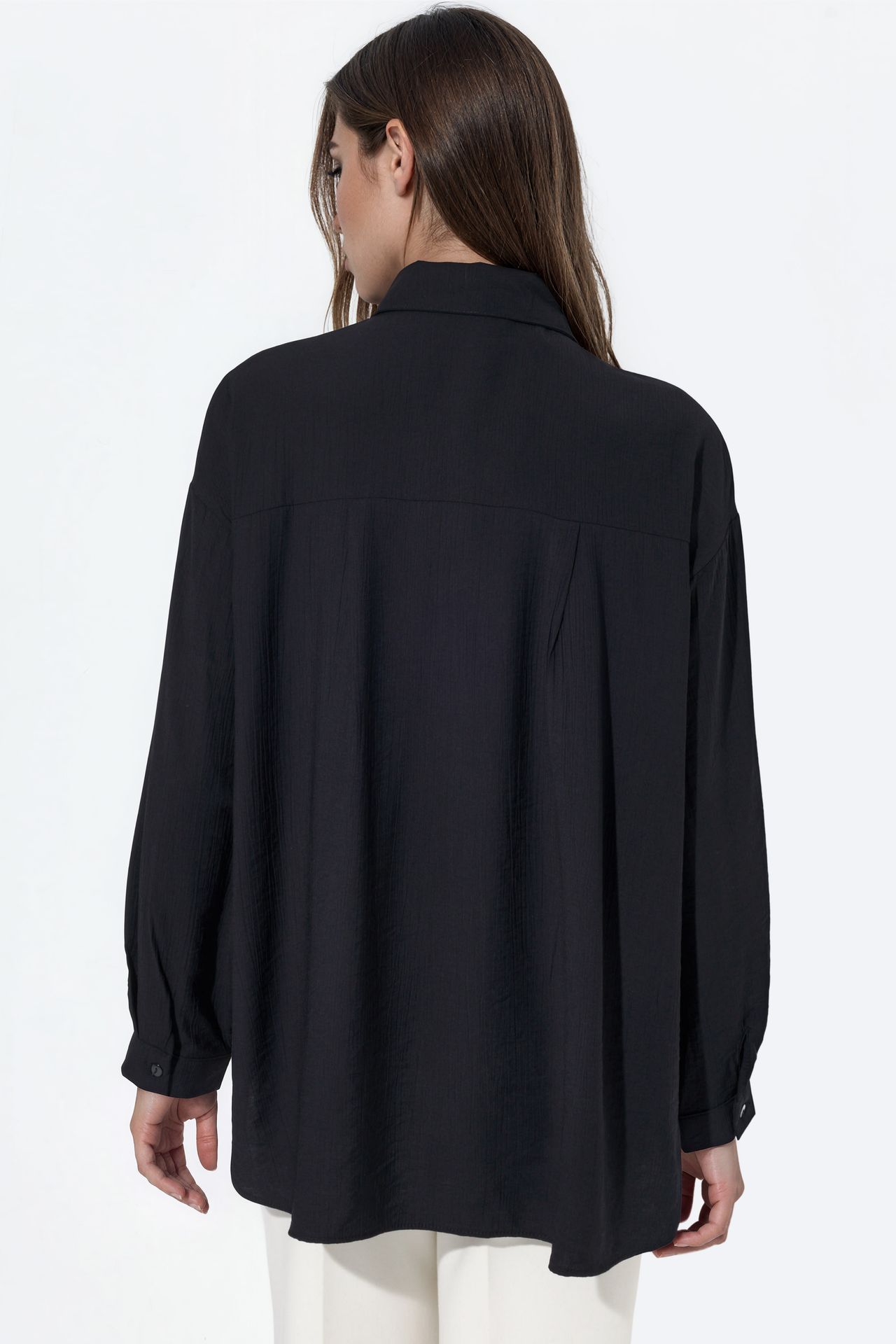 BDART Oversized Long-Sleeve Button-Up Shirt 3