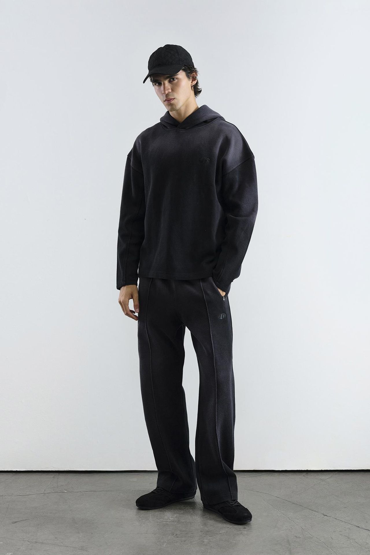 GIESTO Hooded Knitted Sweatshirt 1
