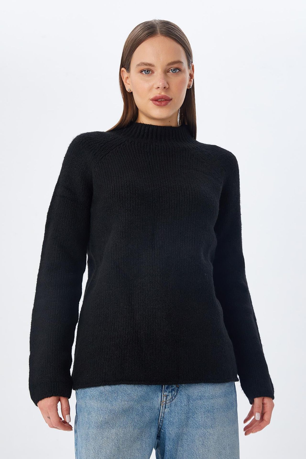 Mixray Knit Half Turtleneck Sweater 2