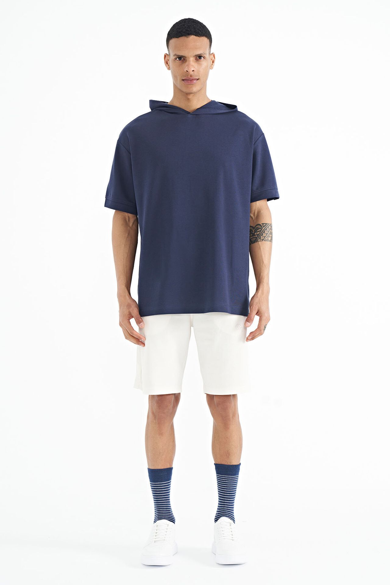 TOMMY Oversized Hooded Short-sleeve T-shirt 2