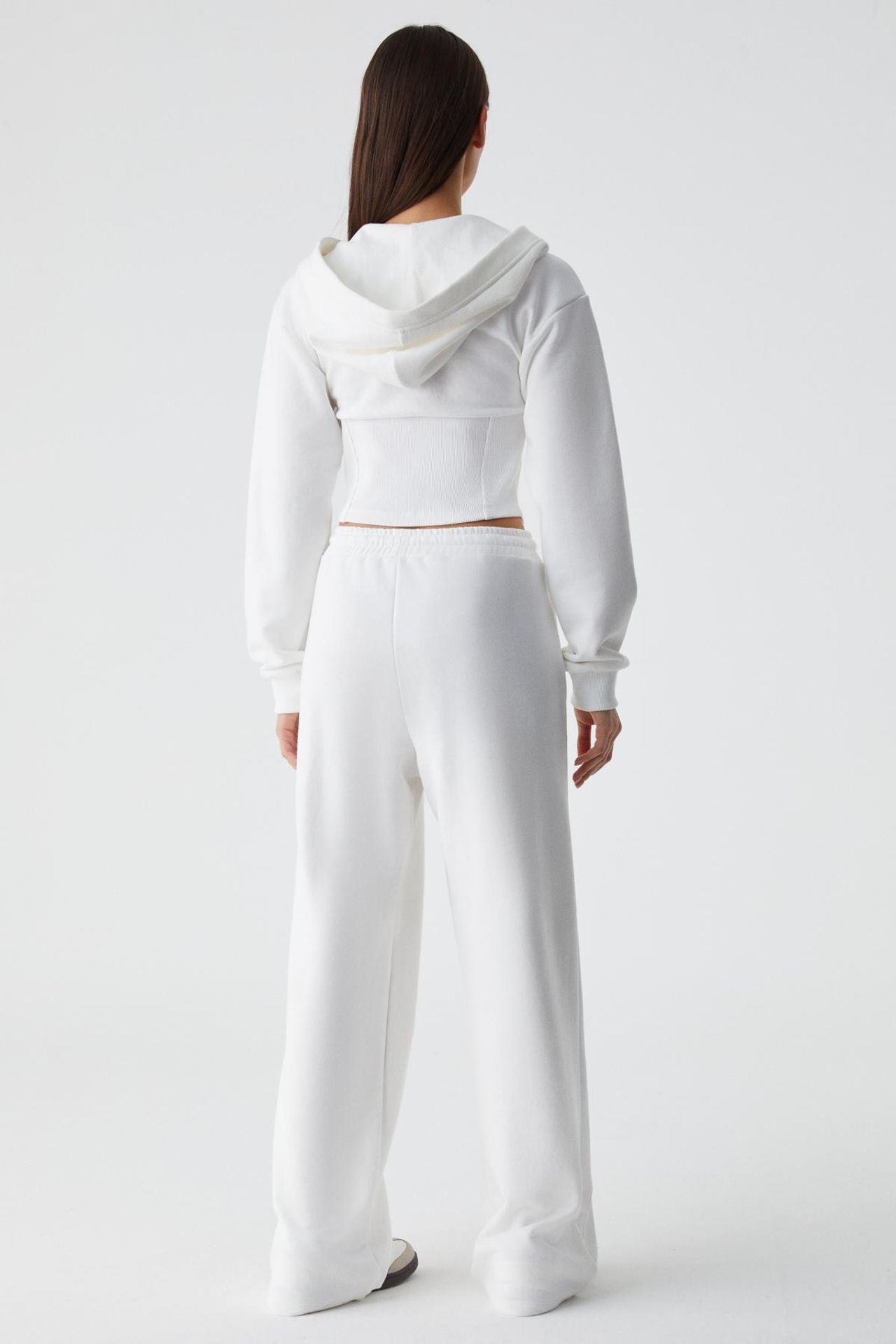 GRIMELANGE Wide Leg Drawstring Joggers 3