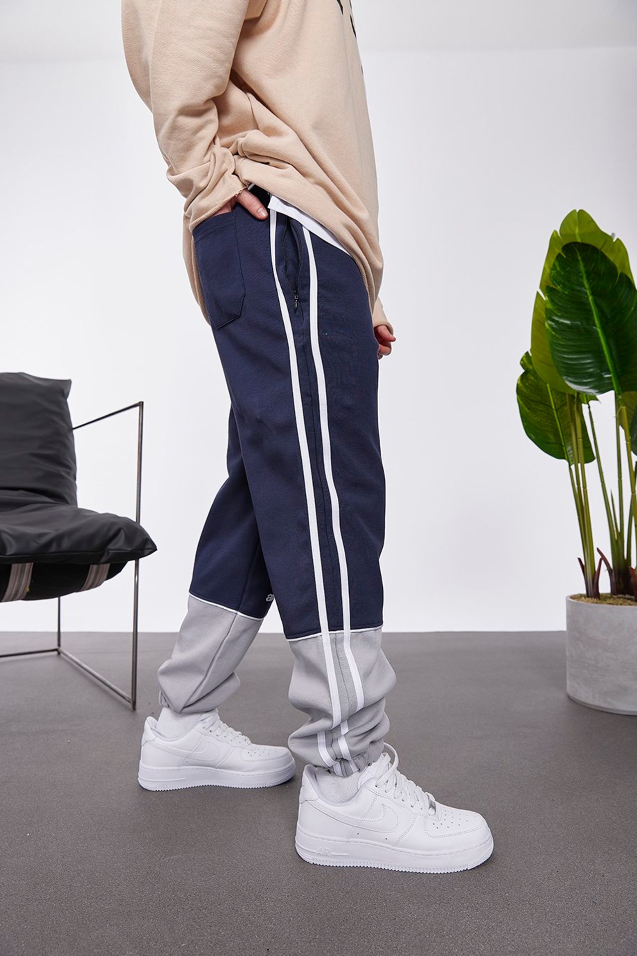 NOMARC Renk Bloklu Jogger Eşofman Altı 4
