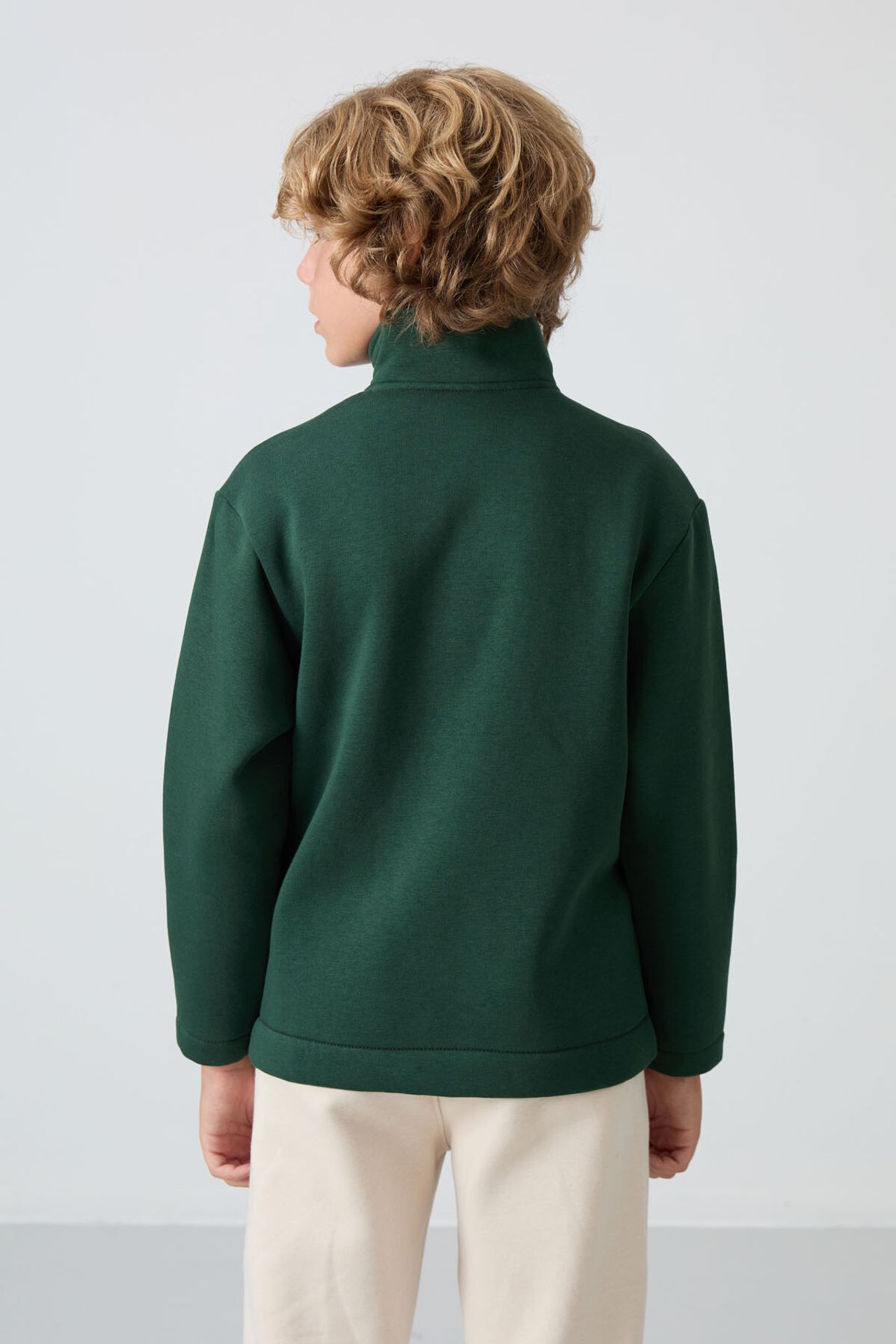 TOMMY Youth Zip Collar Pocket Sweatshirt 5