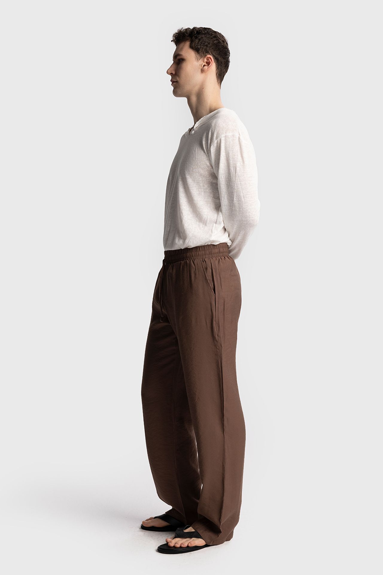 GIESTO Relaxed Fit Tencel Pants 5