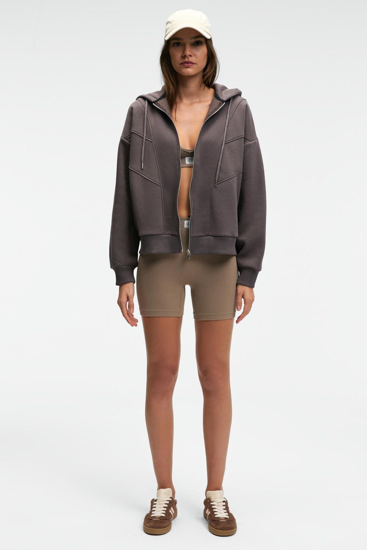 GRIMELANGE Hooded Oversized Zip Sweatshirt 3