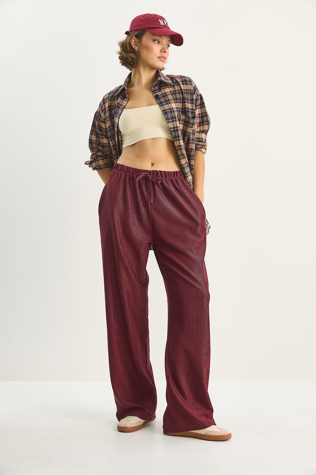 LUCCI High Waist Wide Leg Pants 3