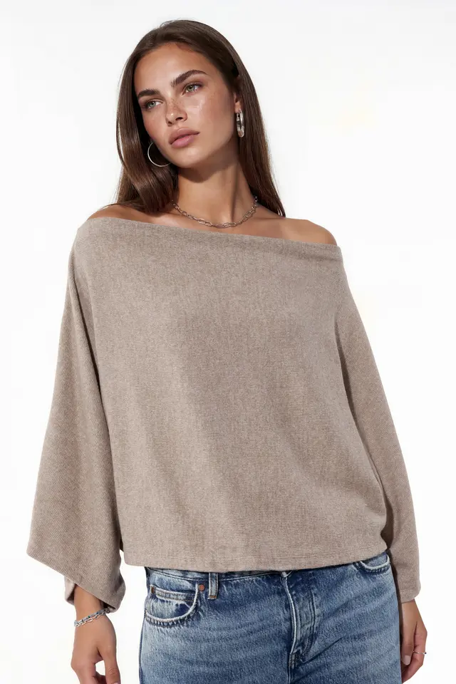 BUSEM Loose Fit Knit Blouse