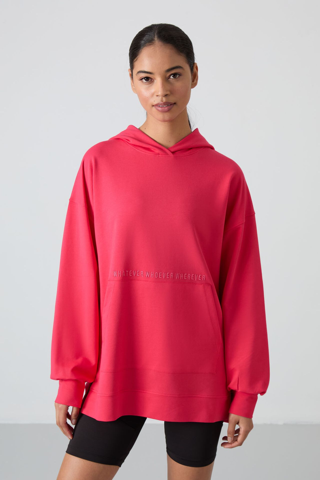 TOMMY Oversized Printed Hooded Sweatshirt 1