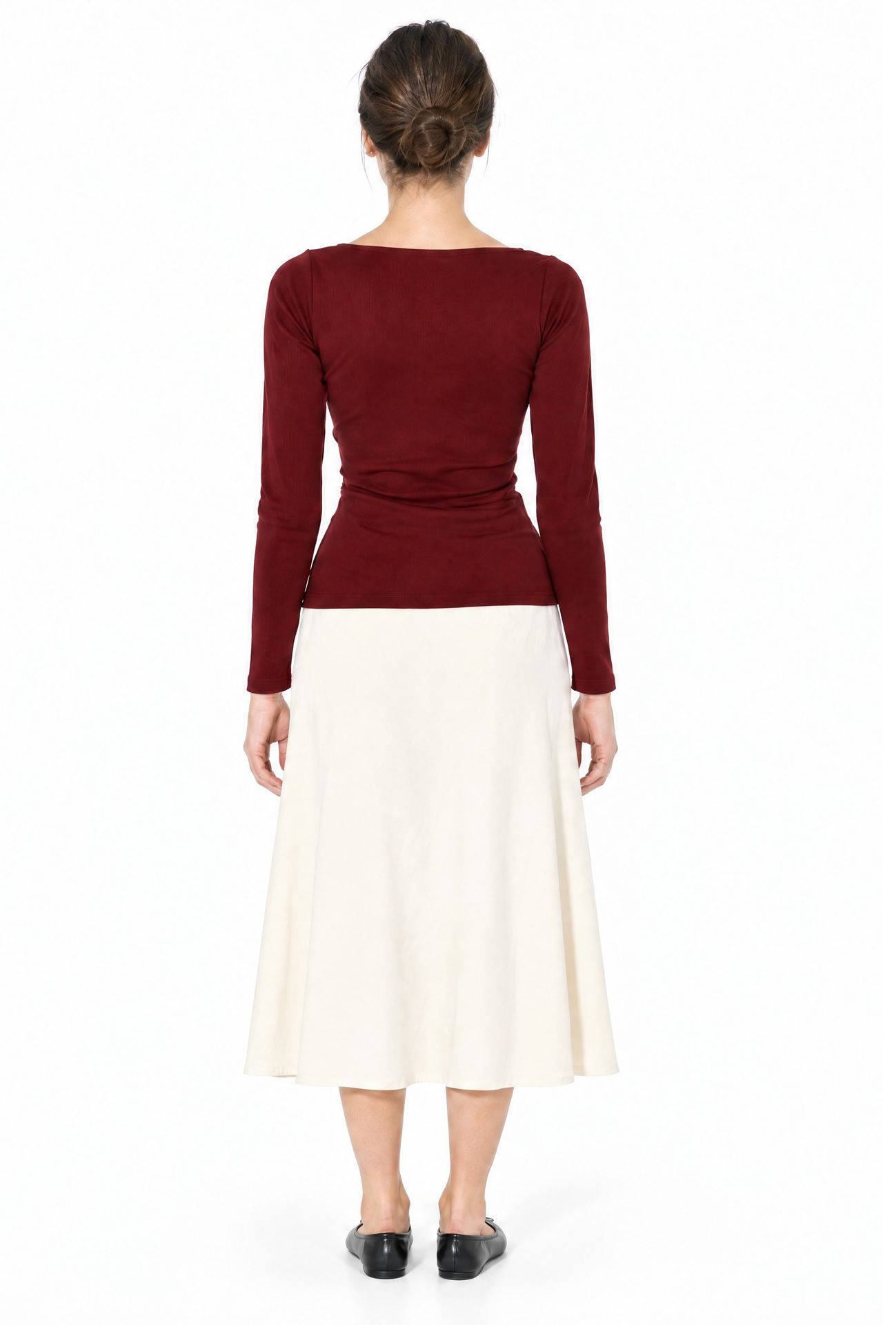 BUSEM Lace Detailed V-Neck Blouse 3