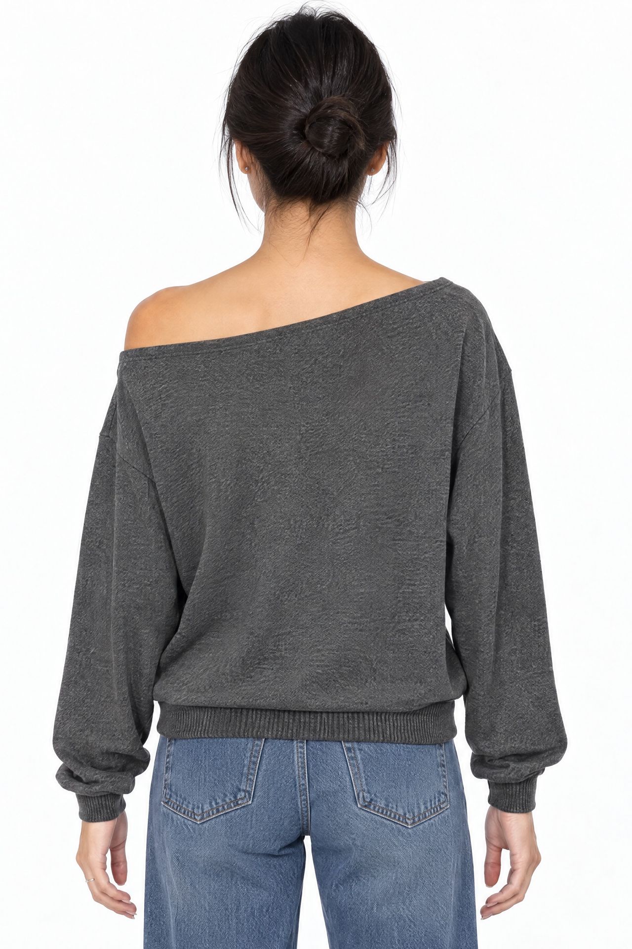 BUSEM Kadın Bisiklet Yaka Polar Sweatshirt 2