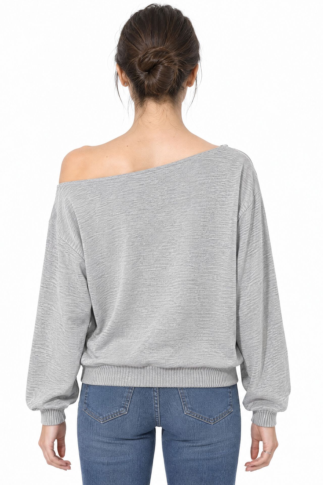 BUSEM Kadın Bisiklet Yaka Polar Sweatshirt 2