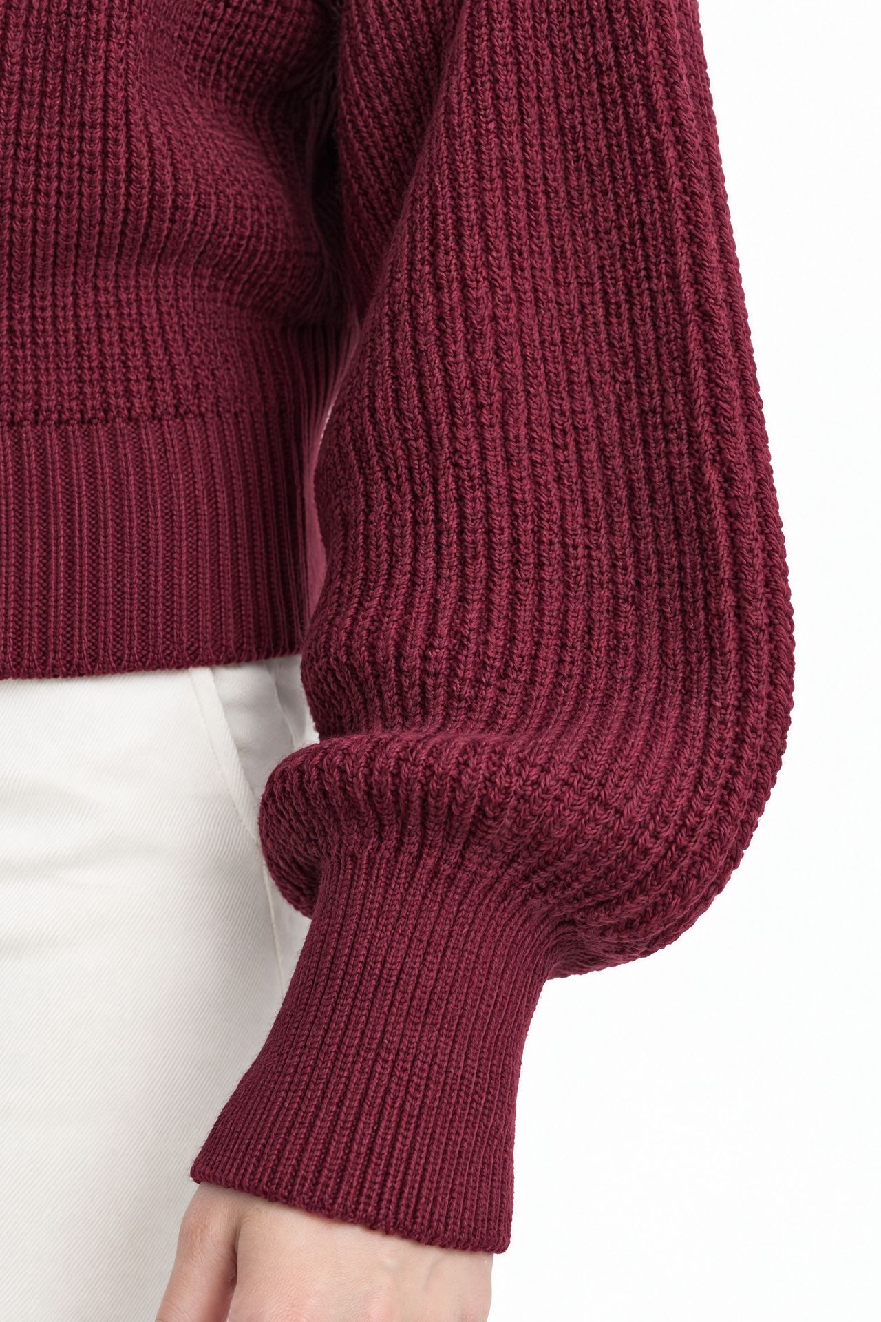 VIORNA Women’s Cropped Ribbed Zip Cardigan 4
