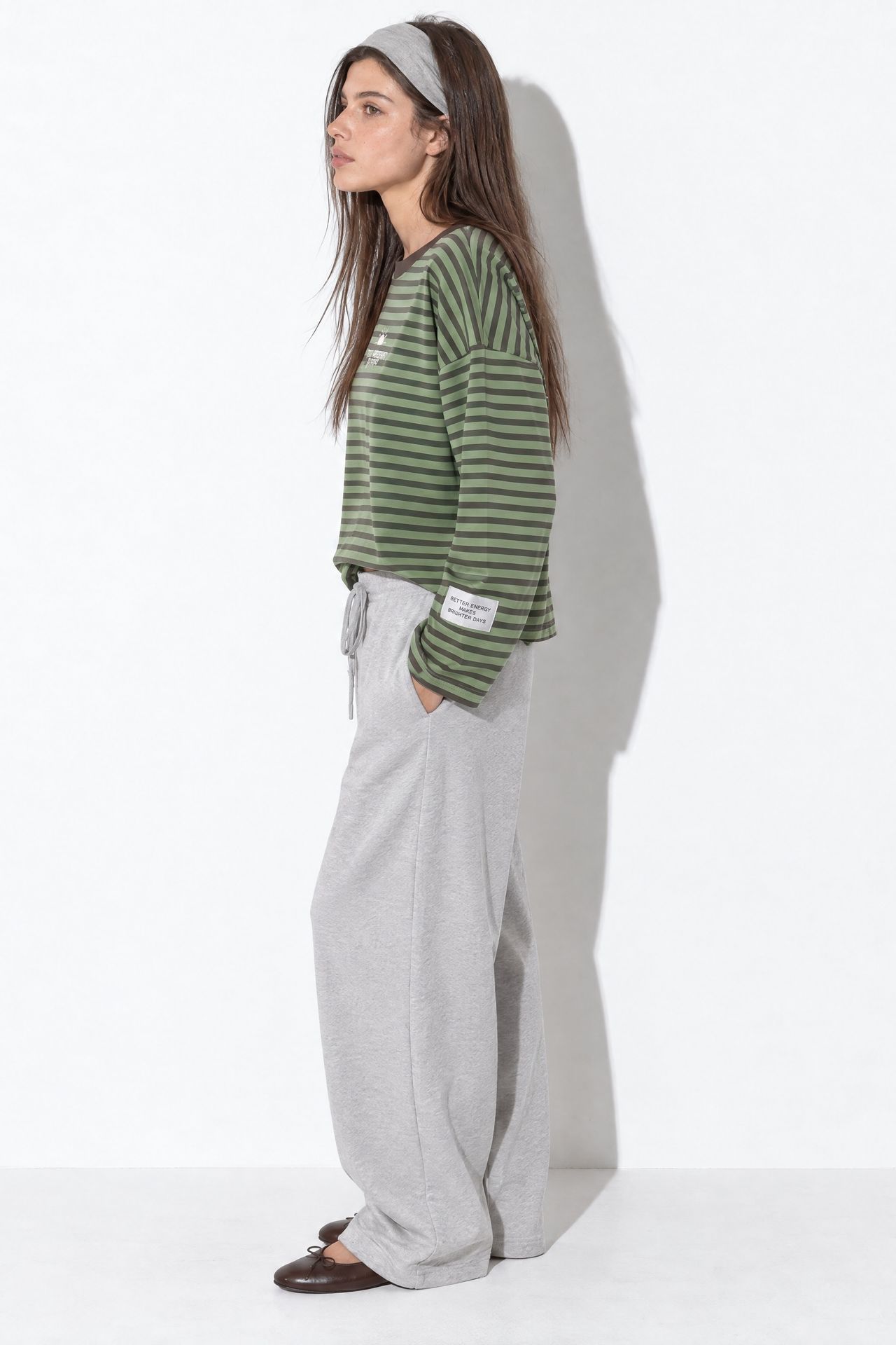 Çizgili Sweatshirt 5
