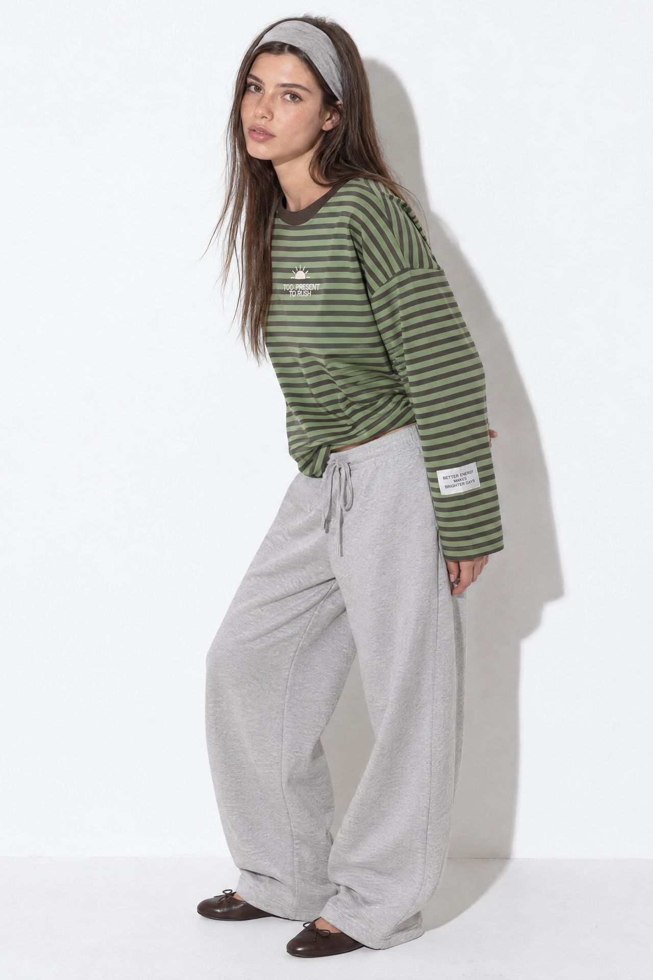 Çizgili Sweatshirt 2