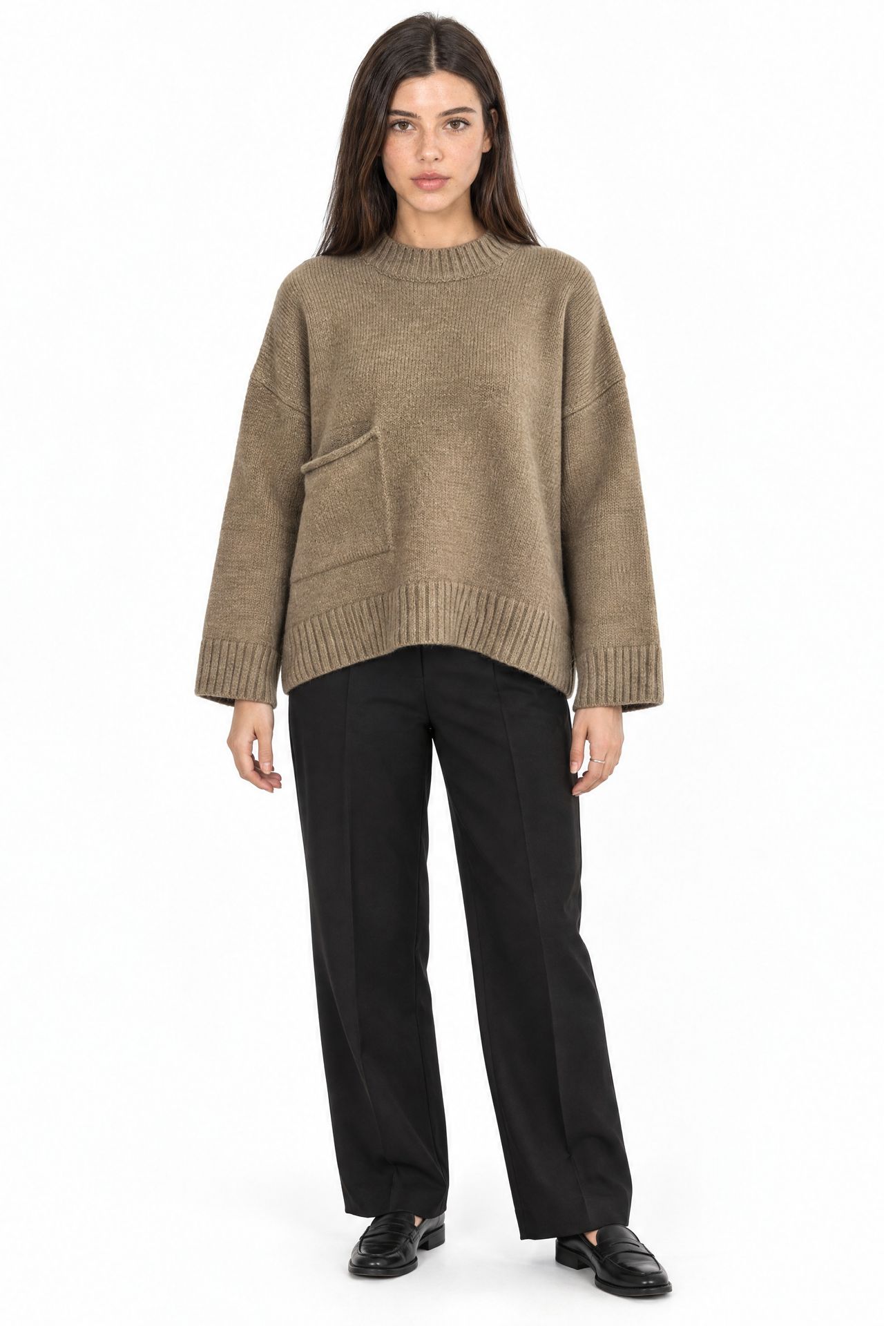 VIORNA Bisiklet Yaka Sweatshirt 1