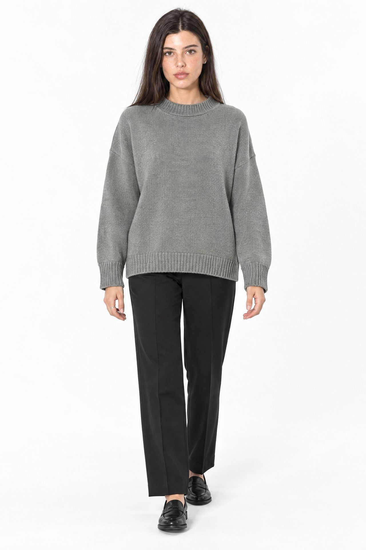 VIORNA Bisiklet Yaka Sweatshirt 1