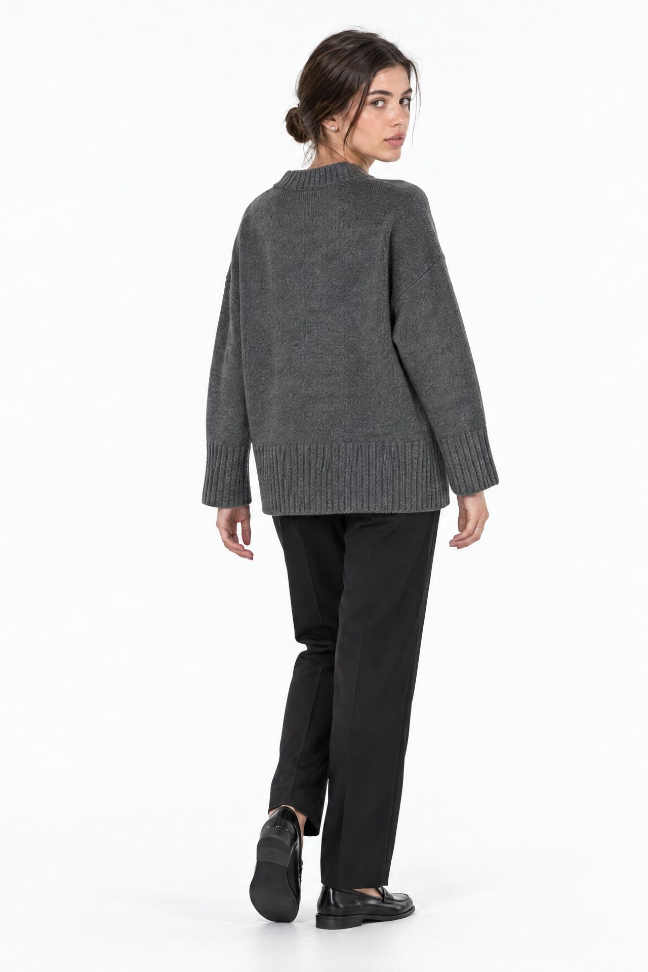 VIORNA Bisiklet Yaka Sweatshirt 3