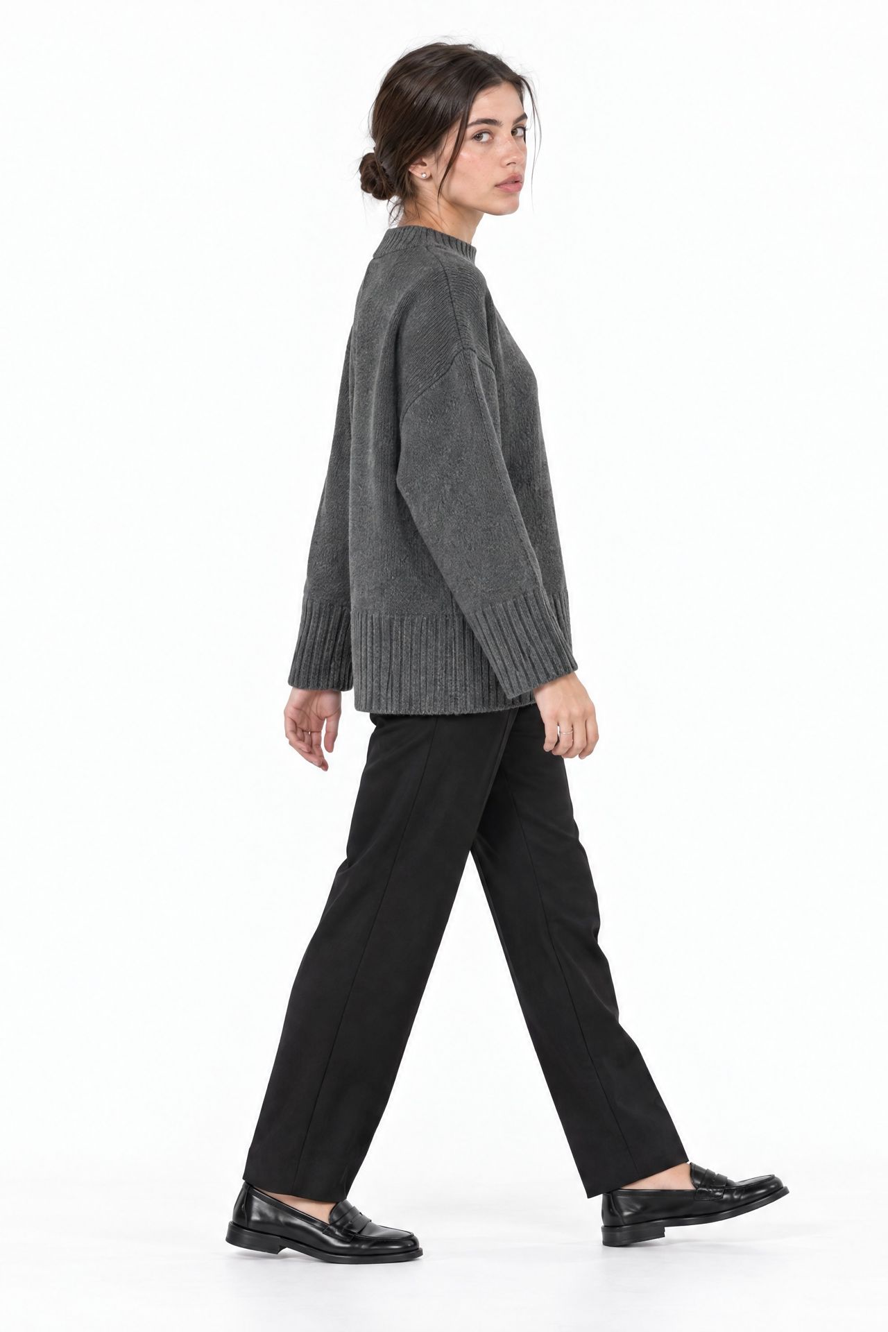 VIORNA Bisiklet Yaka Sweatshirt 2