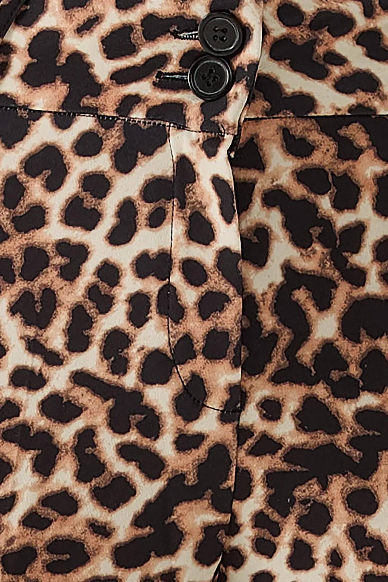 Leopard Print Flare Pants