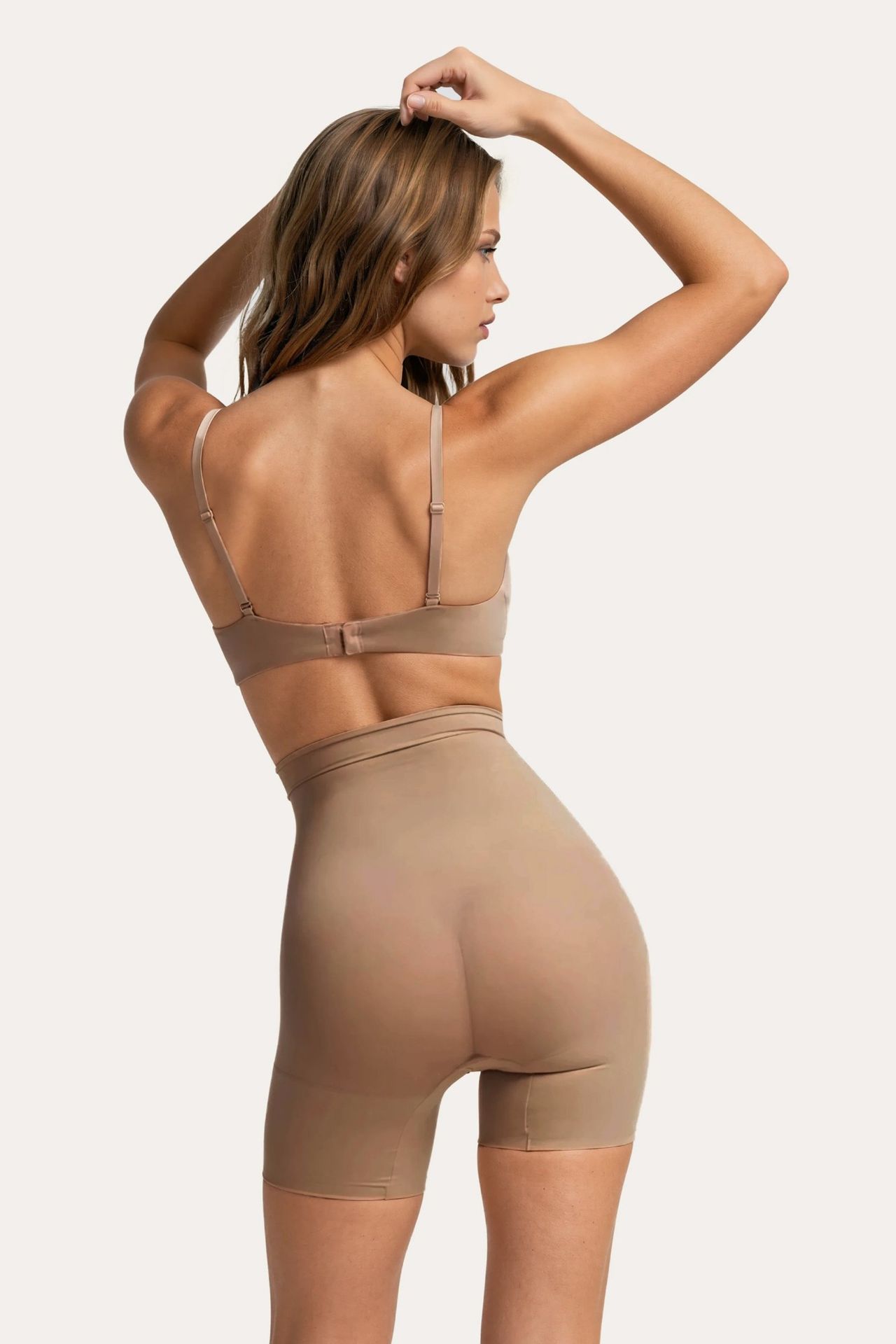 Premium Seamless High Waist Mid-Thigh Shorts Shapewear