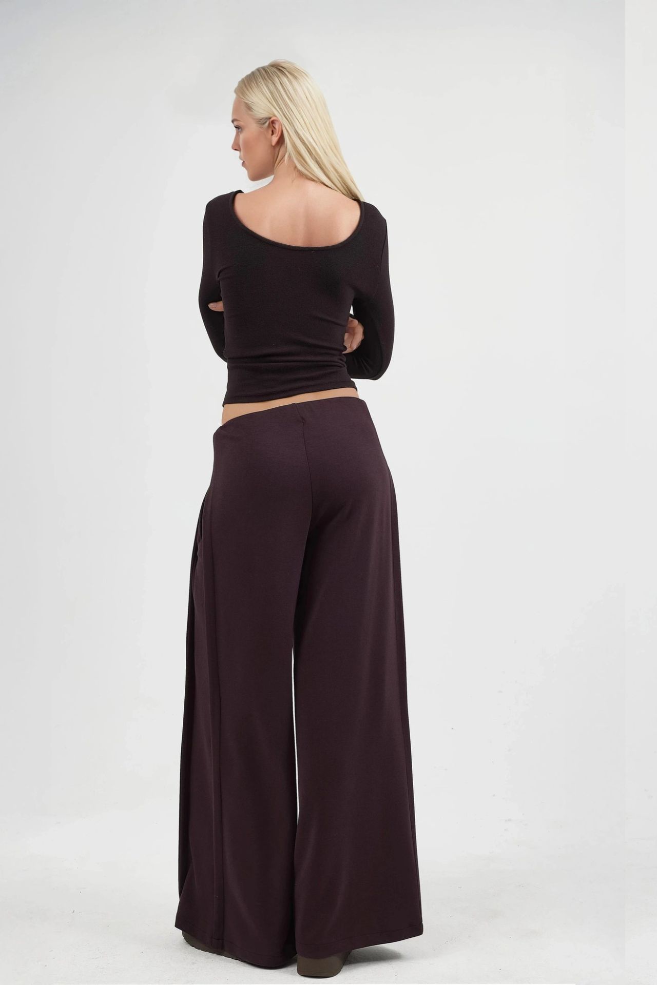 BUSEM Wide Leg Pleated Pants 3