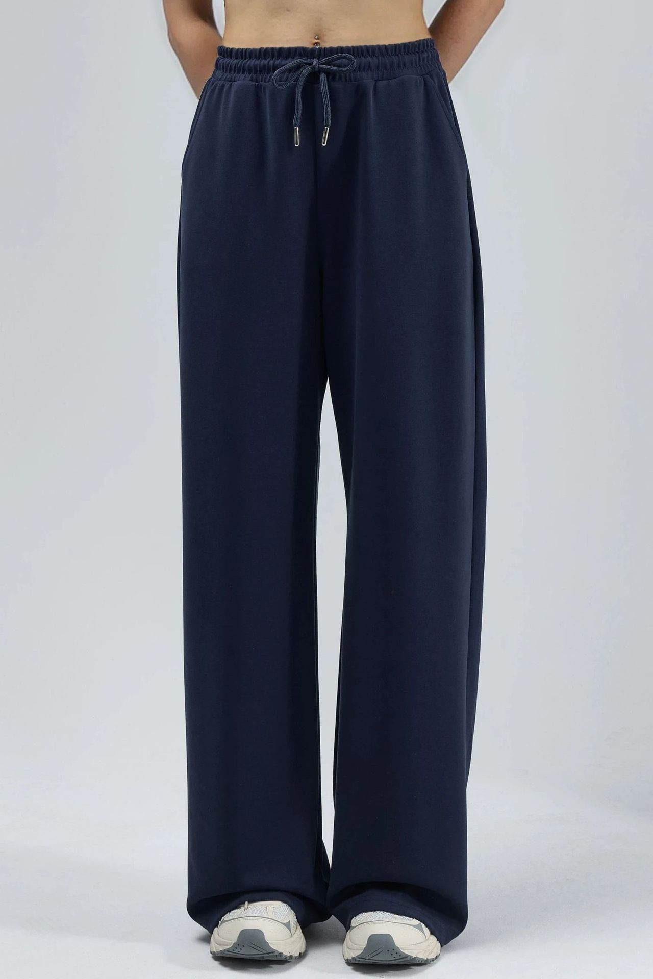 BUSEM Mid Waist Wide Leg Modal Pants 1