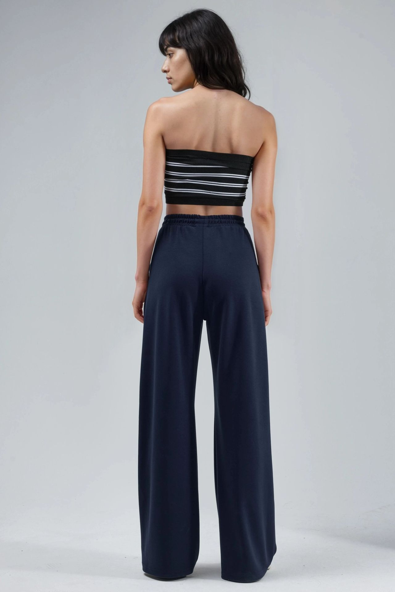 BUSEM Mid Waist Wide Leg Modal Pants 3