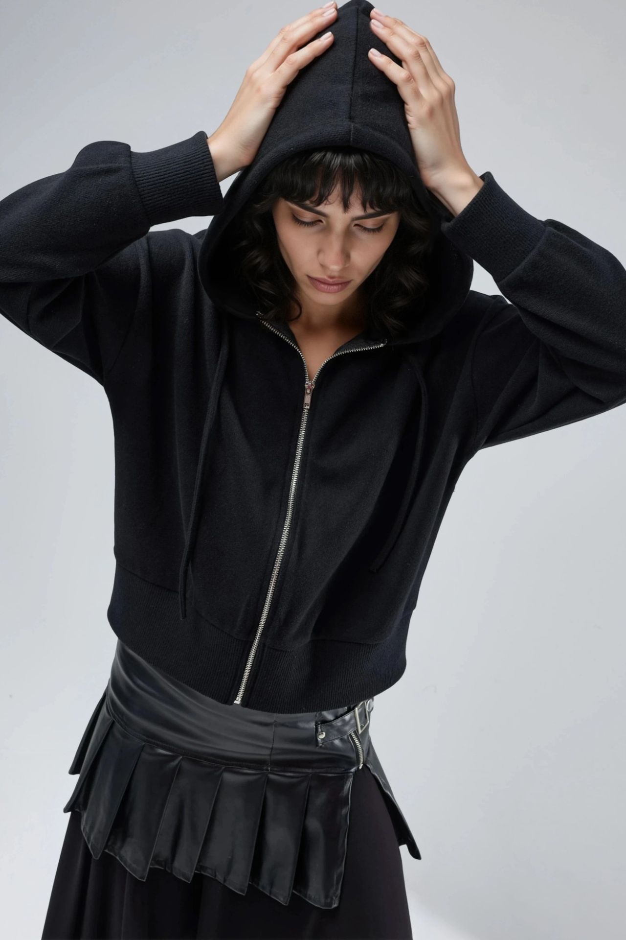 BUSEM Hooded Zipper Jacket with Pockets 1
