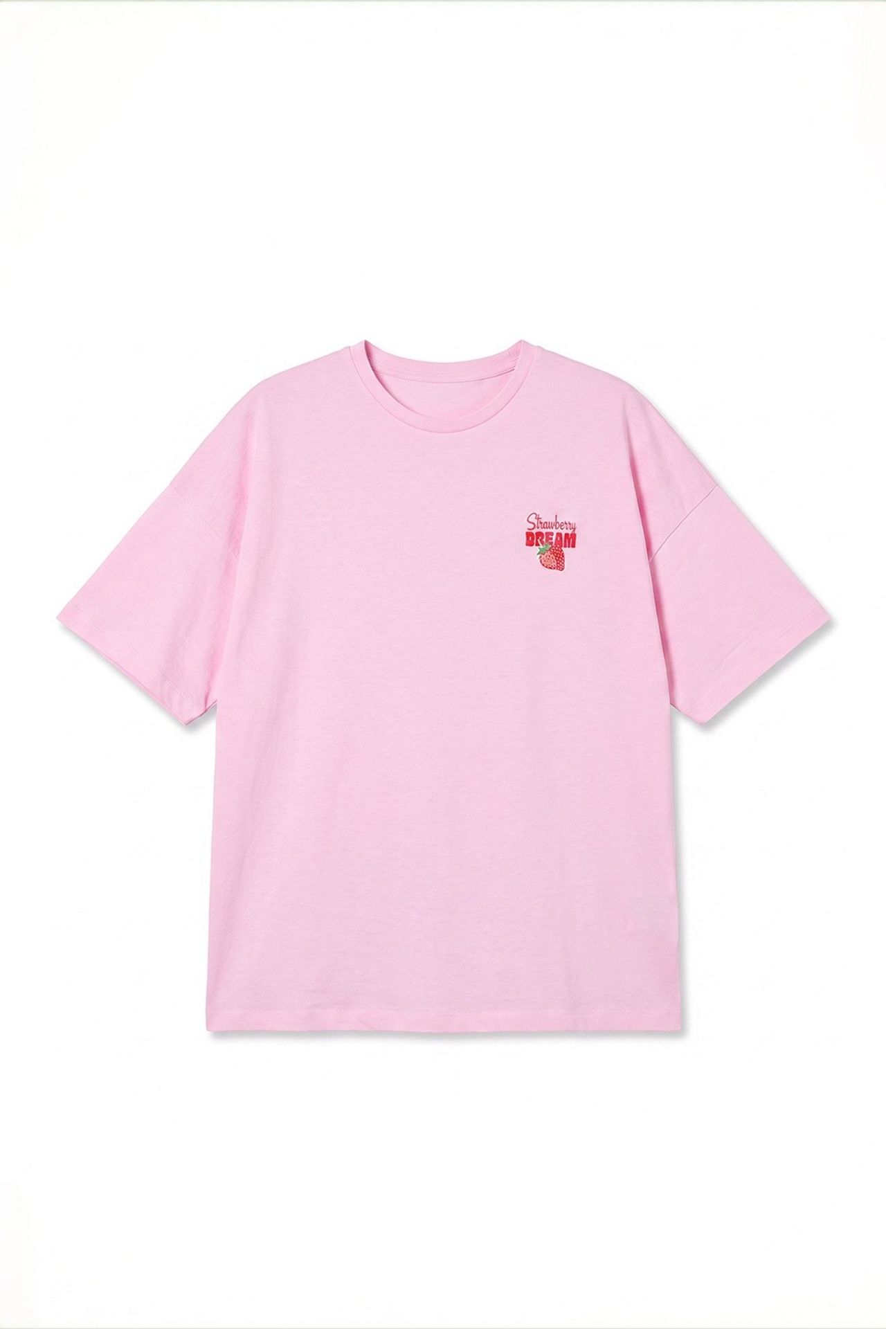 Oversized Printed Crew Neck T-Shirt 1