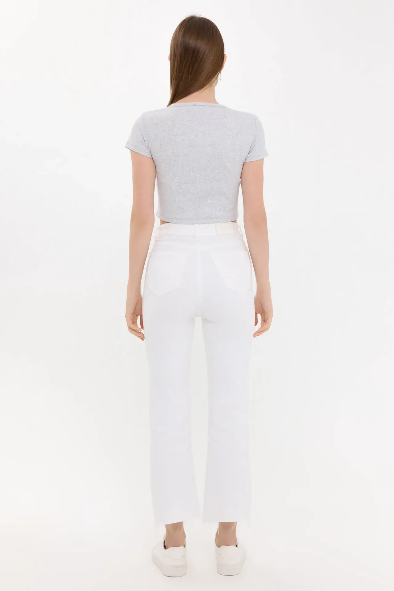Buttoned Short Sleeve Round Neck T-Shirt