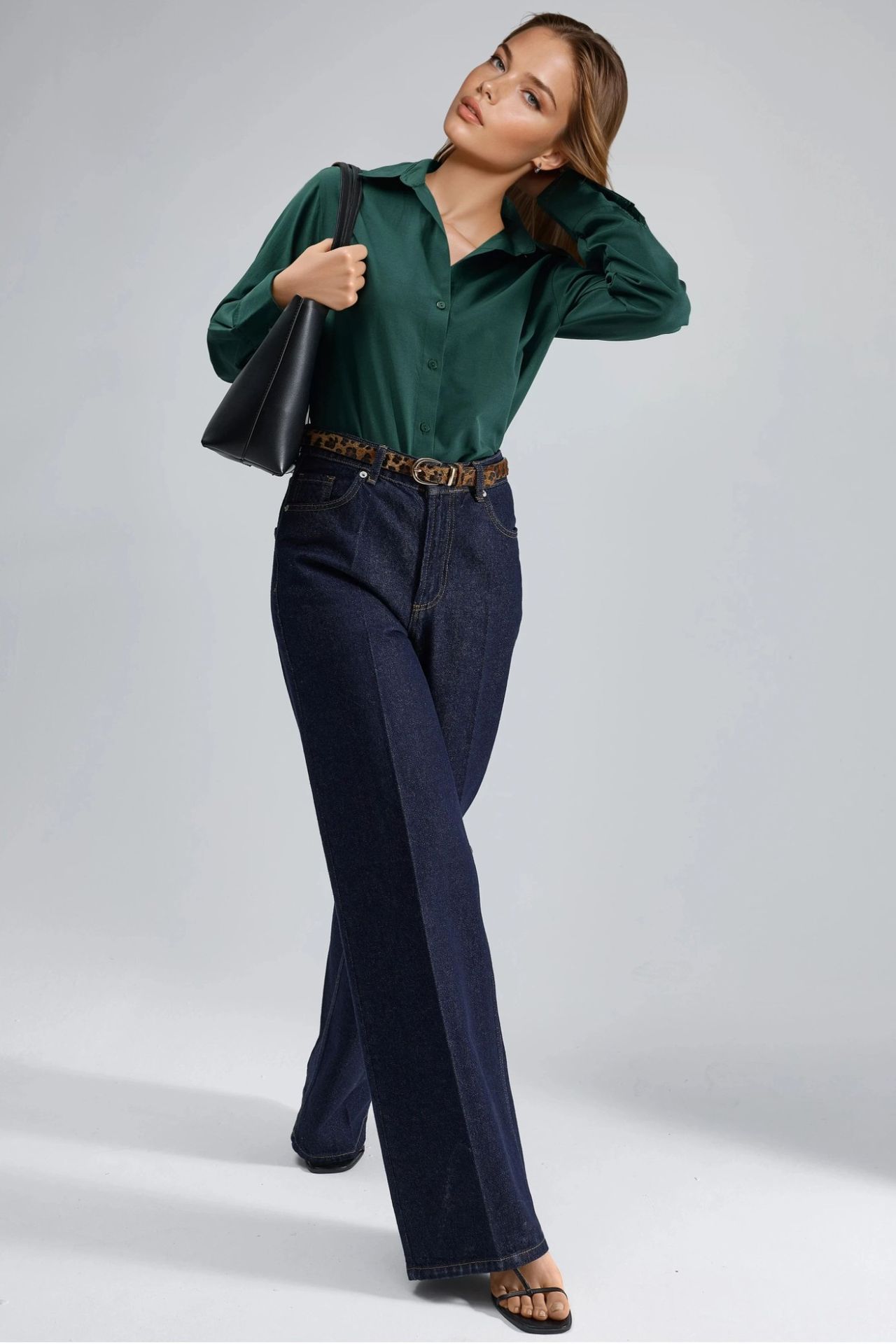 BUSEM Button-Up Relaxed Fit Shirt 4