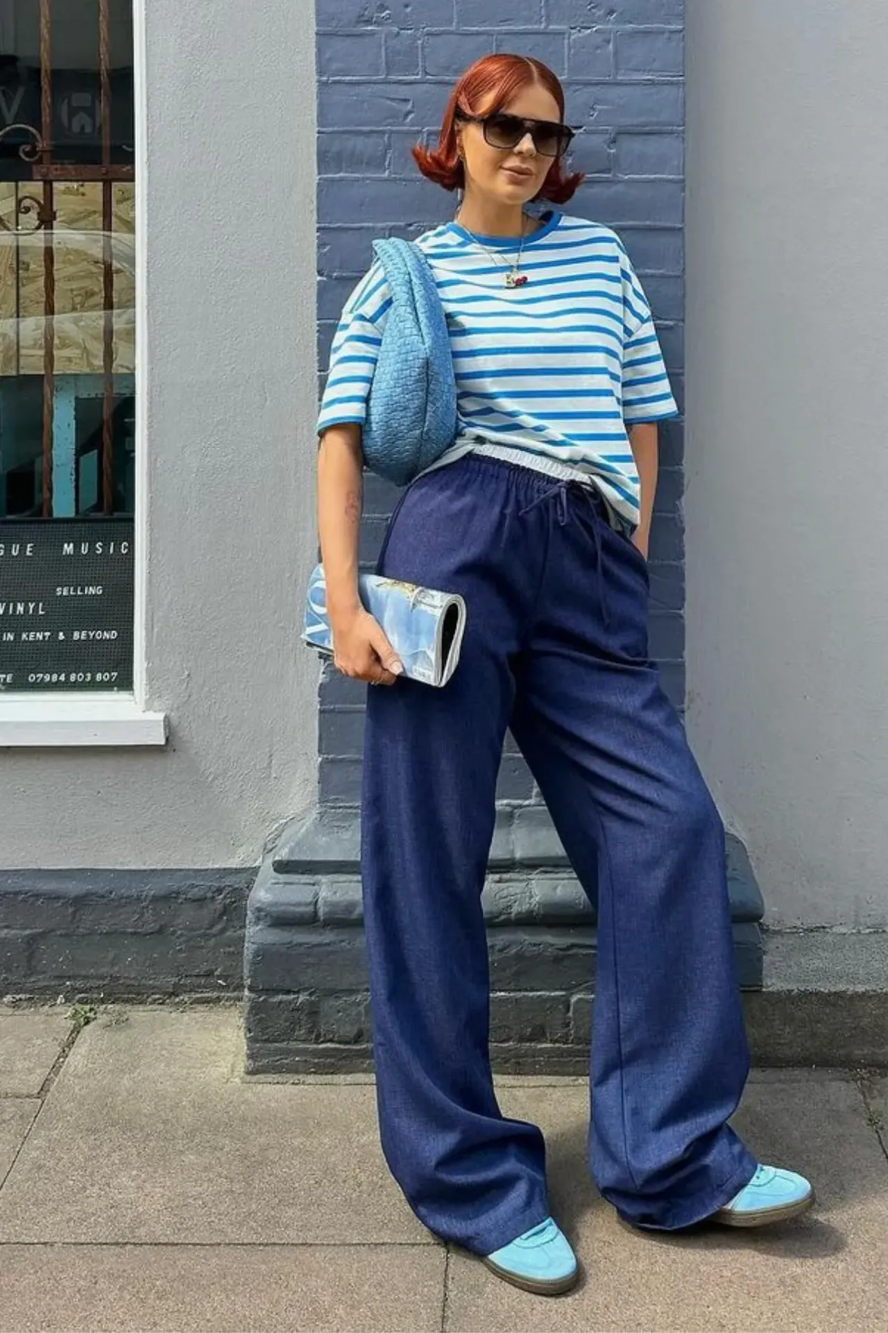 Striped Crew Neck T-shirt