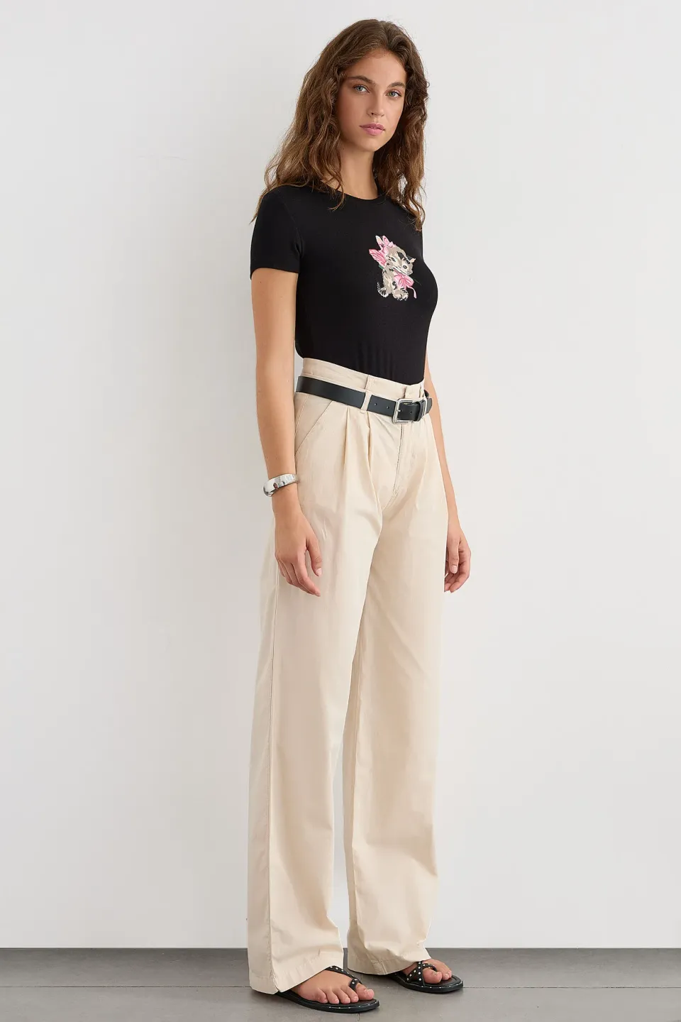 Basic Printed Short-Sleeve T-Shirt