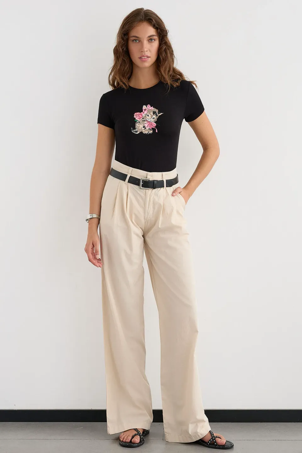 Basic Printed Short-Sleeve T-Shirt