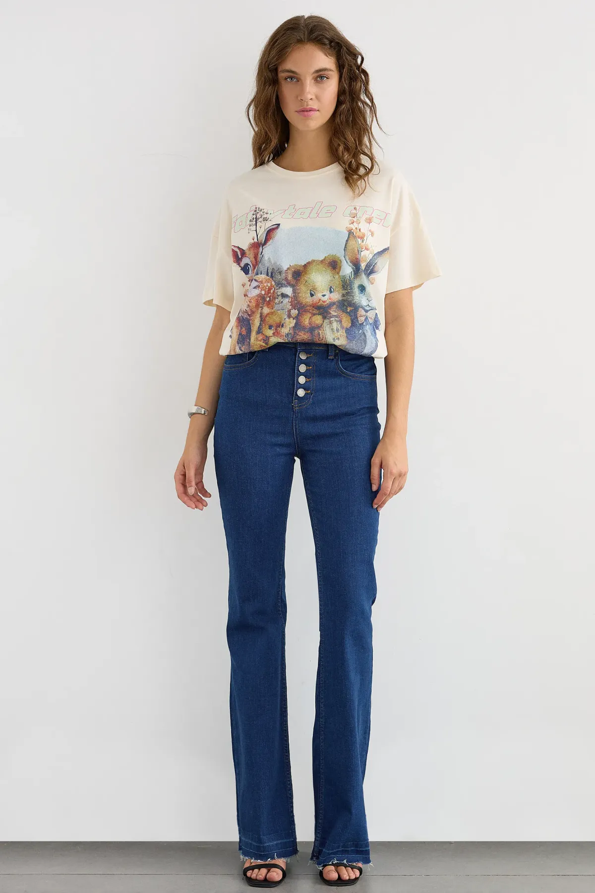 Oversized Printed Short-Sleeve Tee 1