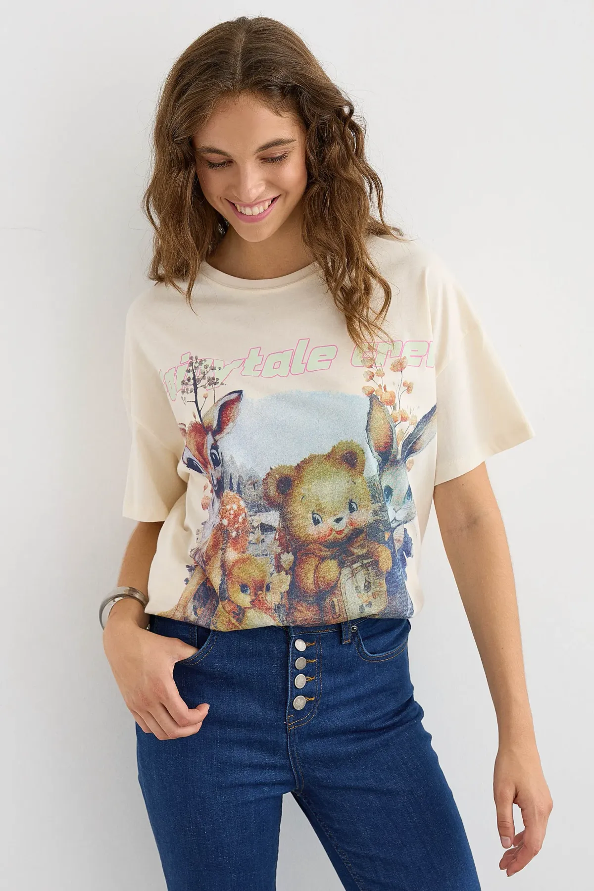Oversized Printed Short-Sleeve Tee 2