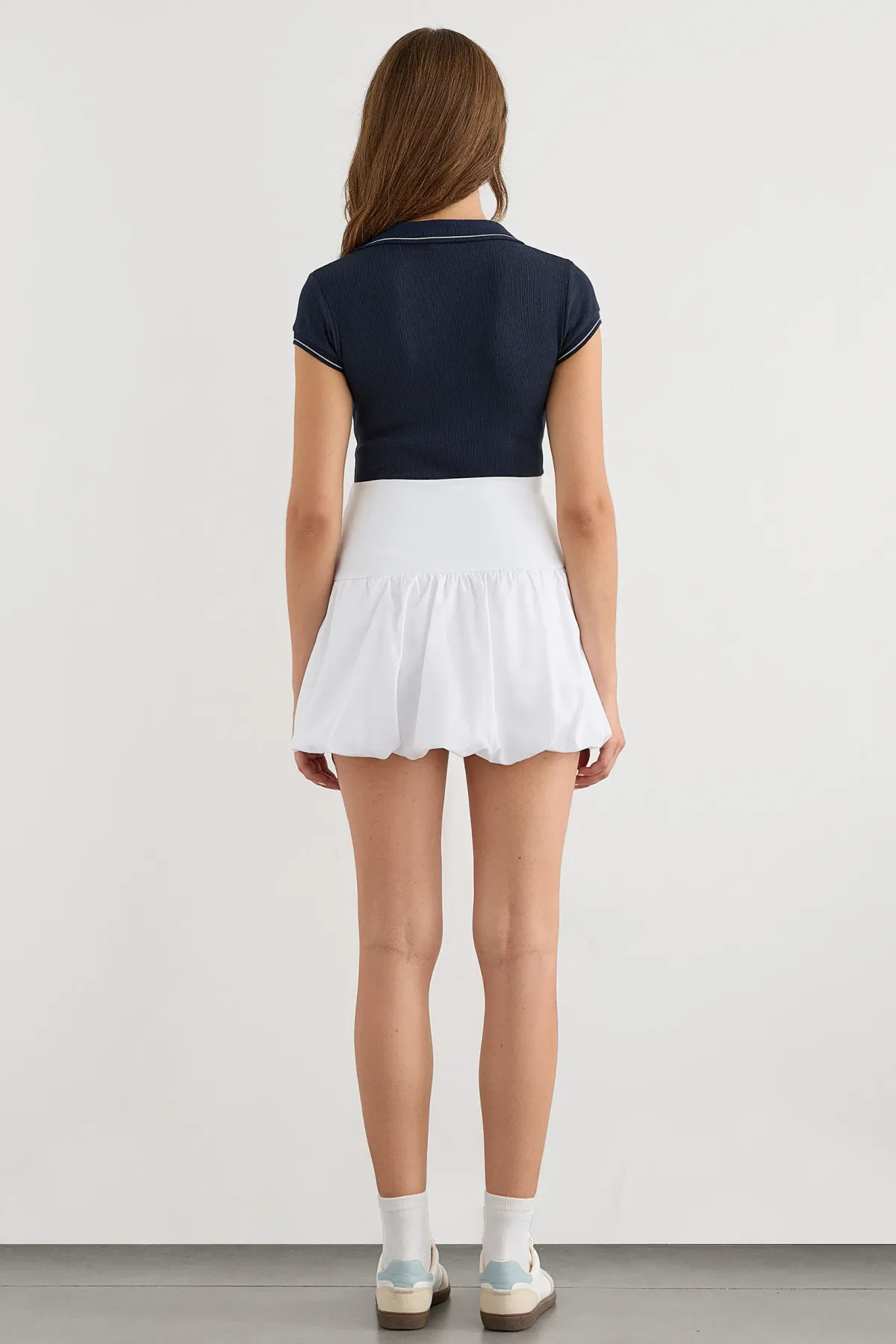 Cotton Balloon Mini Skirt 4