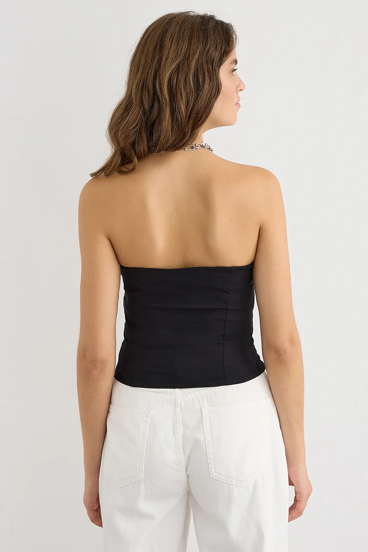 Double-Layer Corset Croptop