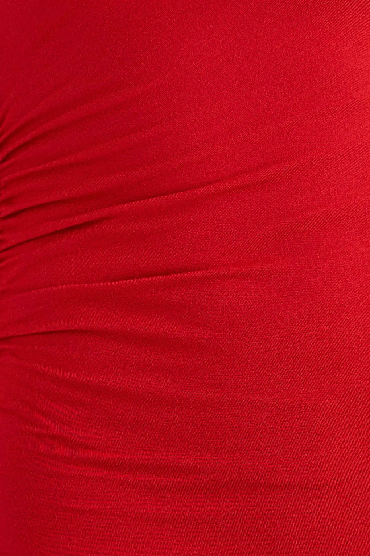 Draped Midi Dress with Shoulder Detail 4