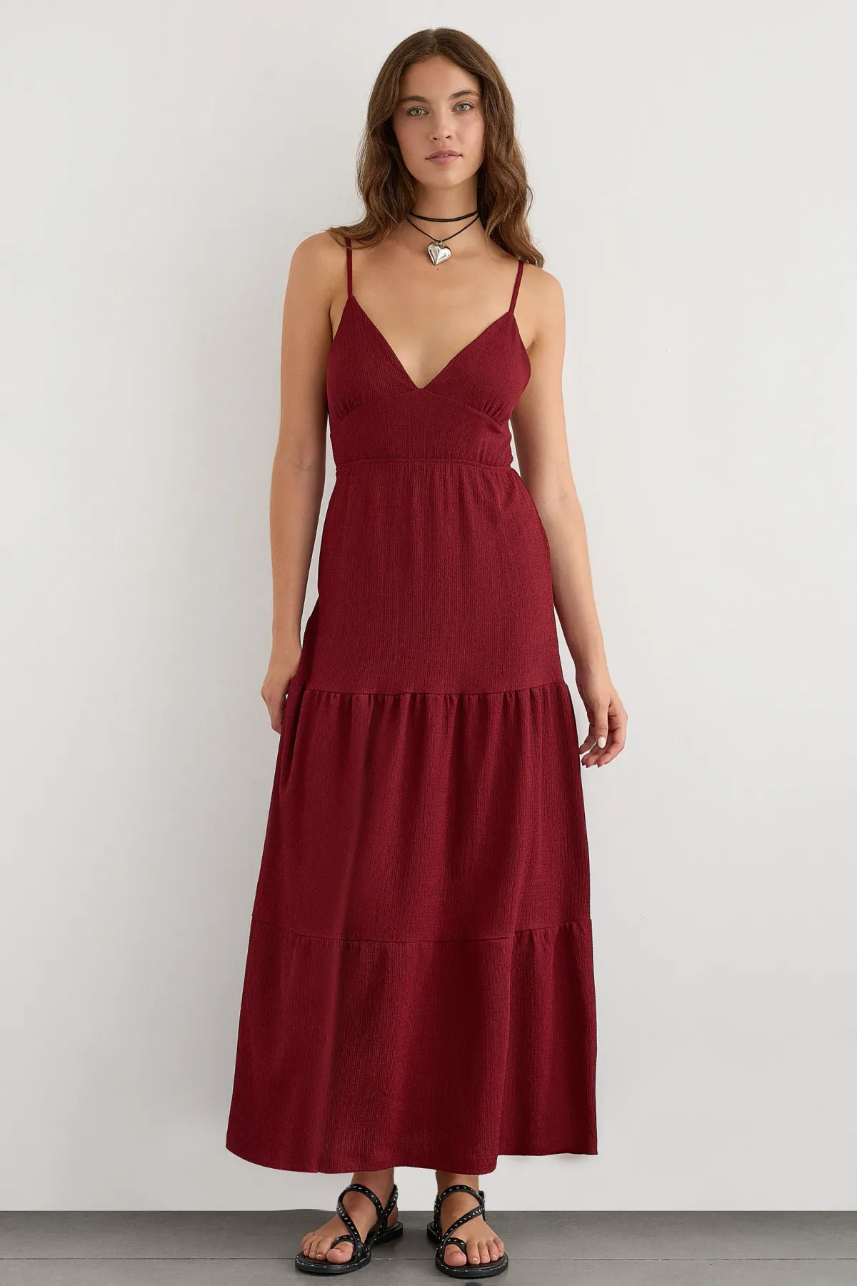 Maxi Dress with Open Back 1