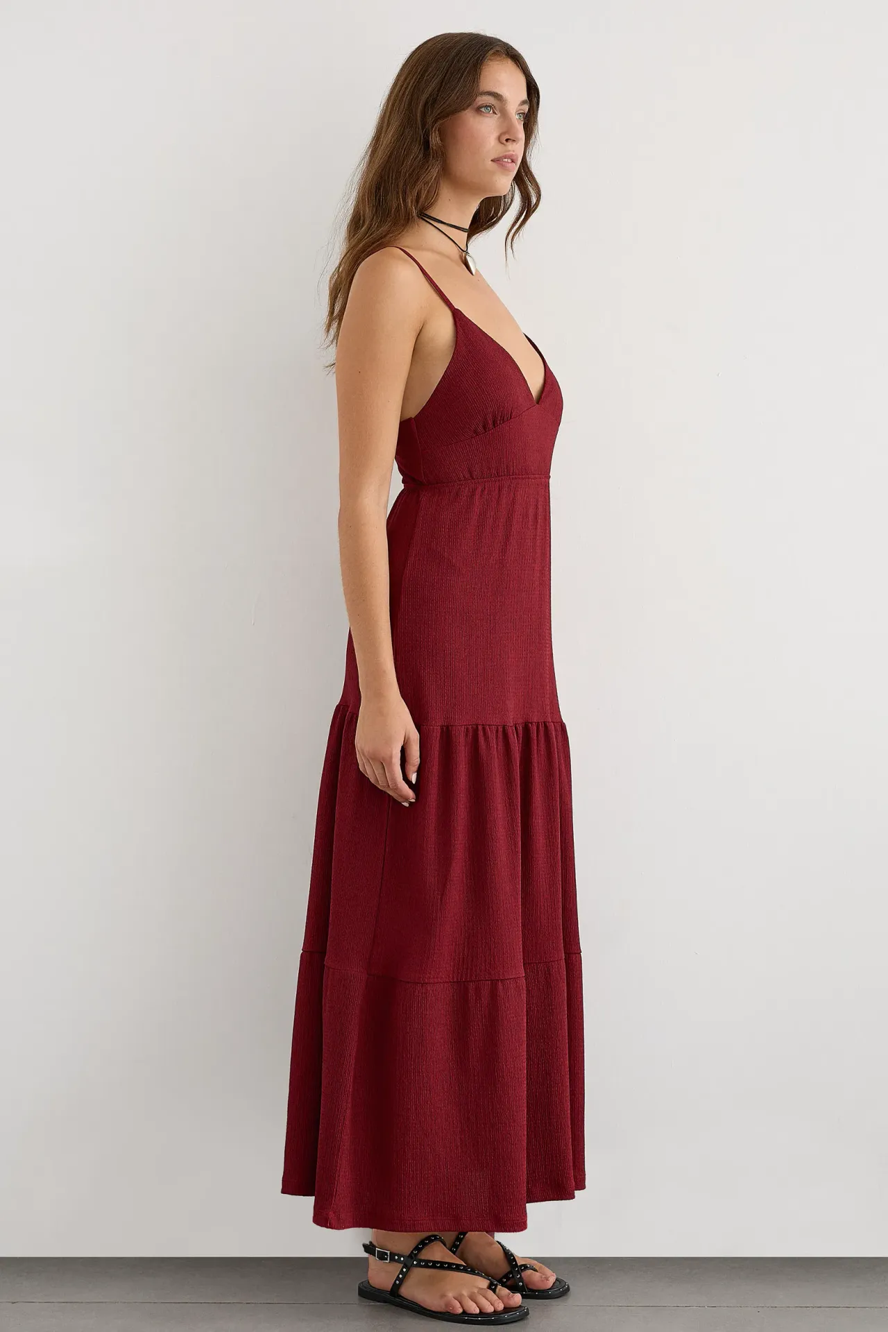 Maxi Dress with Open Back