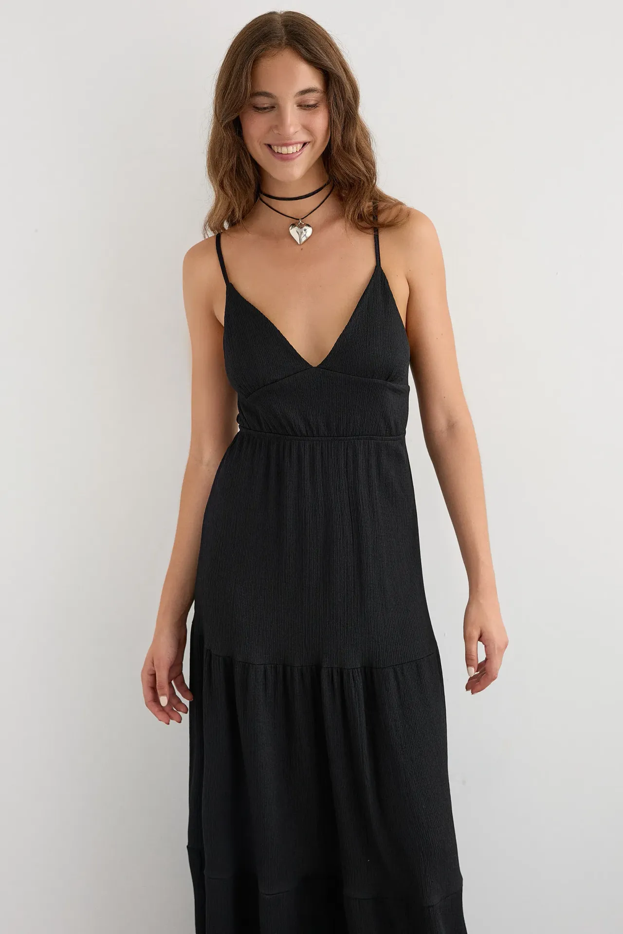 Maxi Dress with Open Back