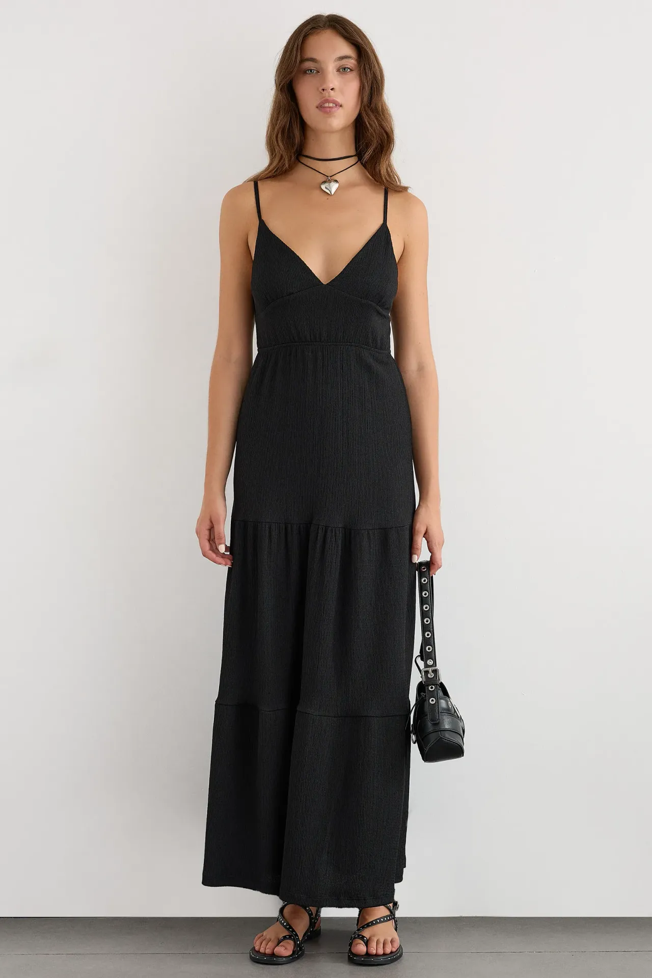 Maxi Dress with Open Back