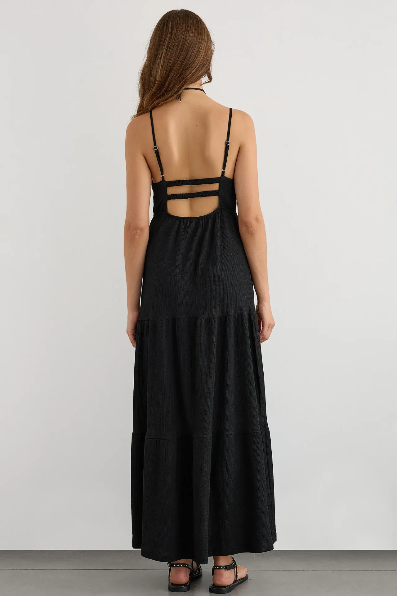 Maxi Dress with Open Back