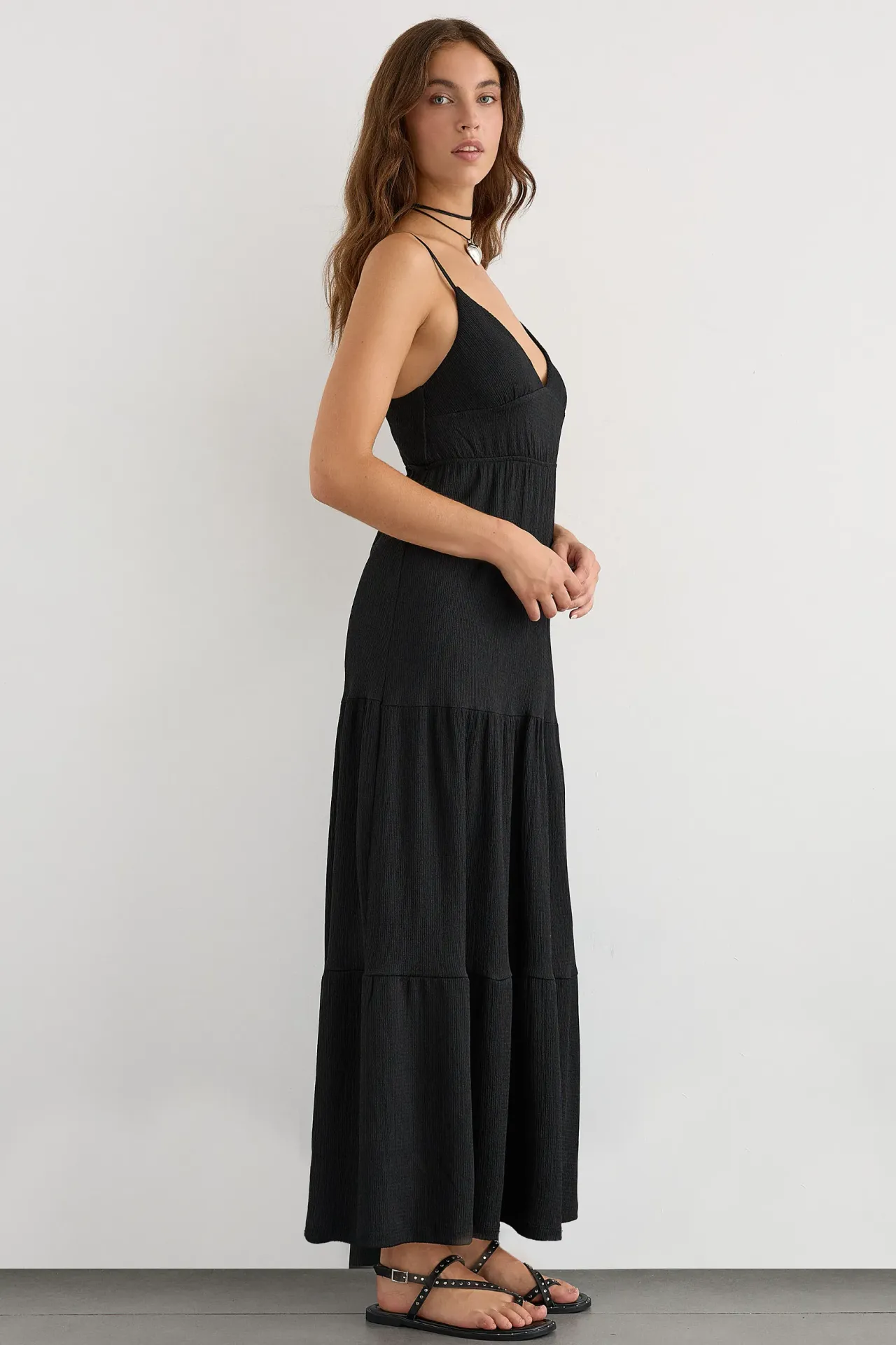 Maxi Dress with Open Back