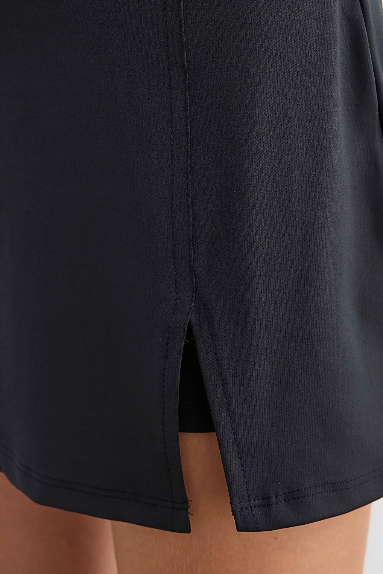 Side-Slit Mini Skirt