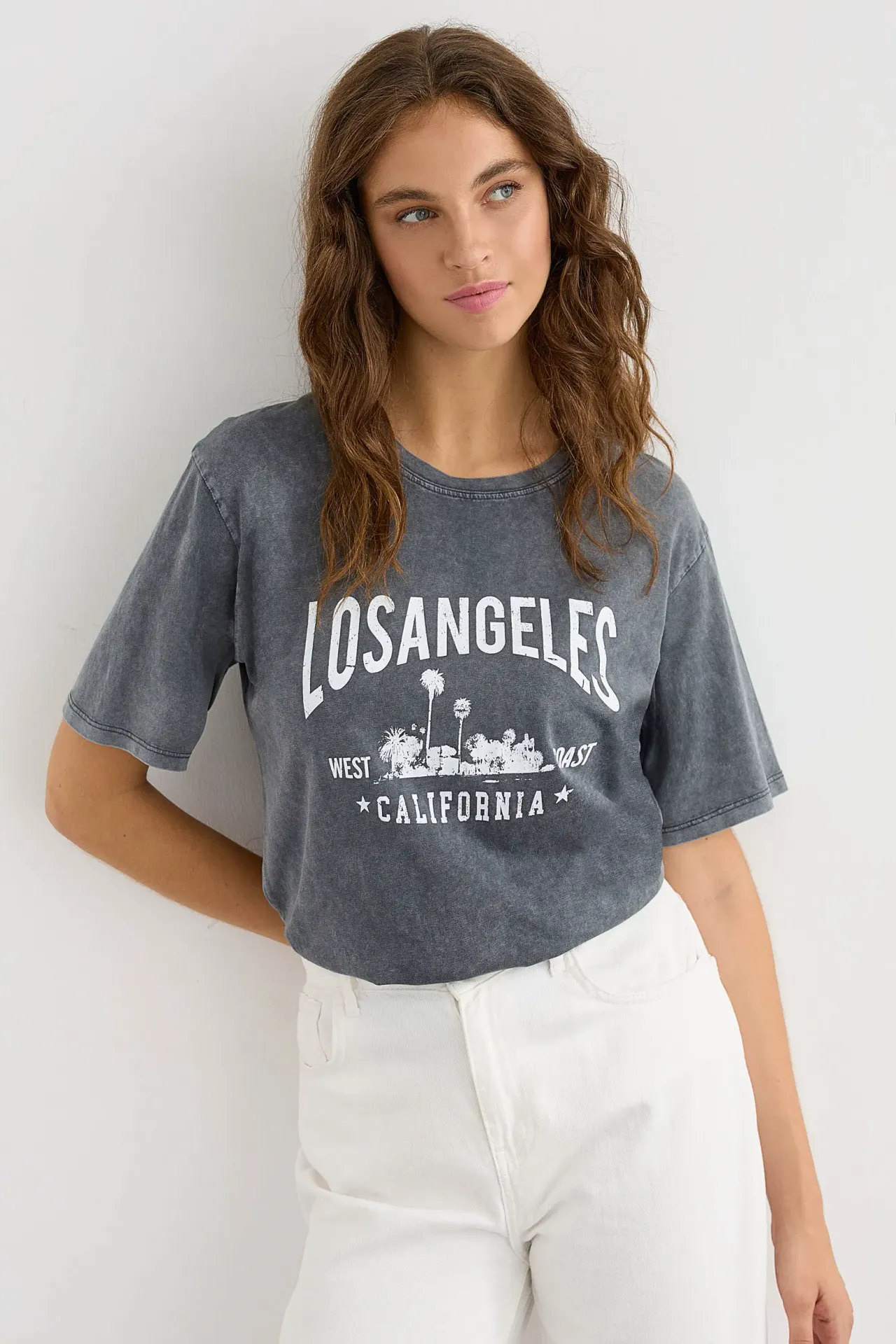 Oversized Printed Short-Sleeve Tee