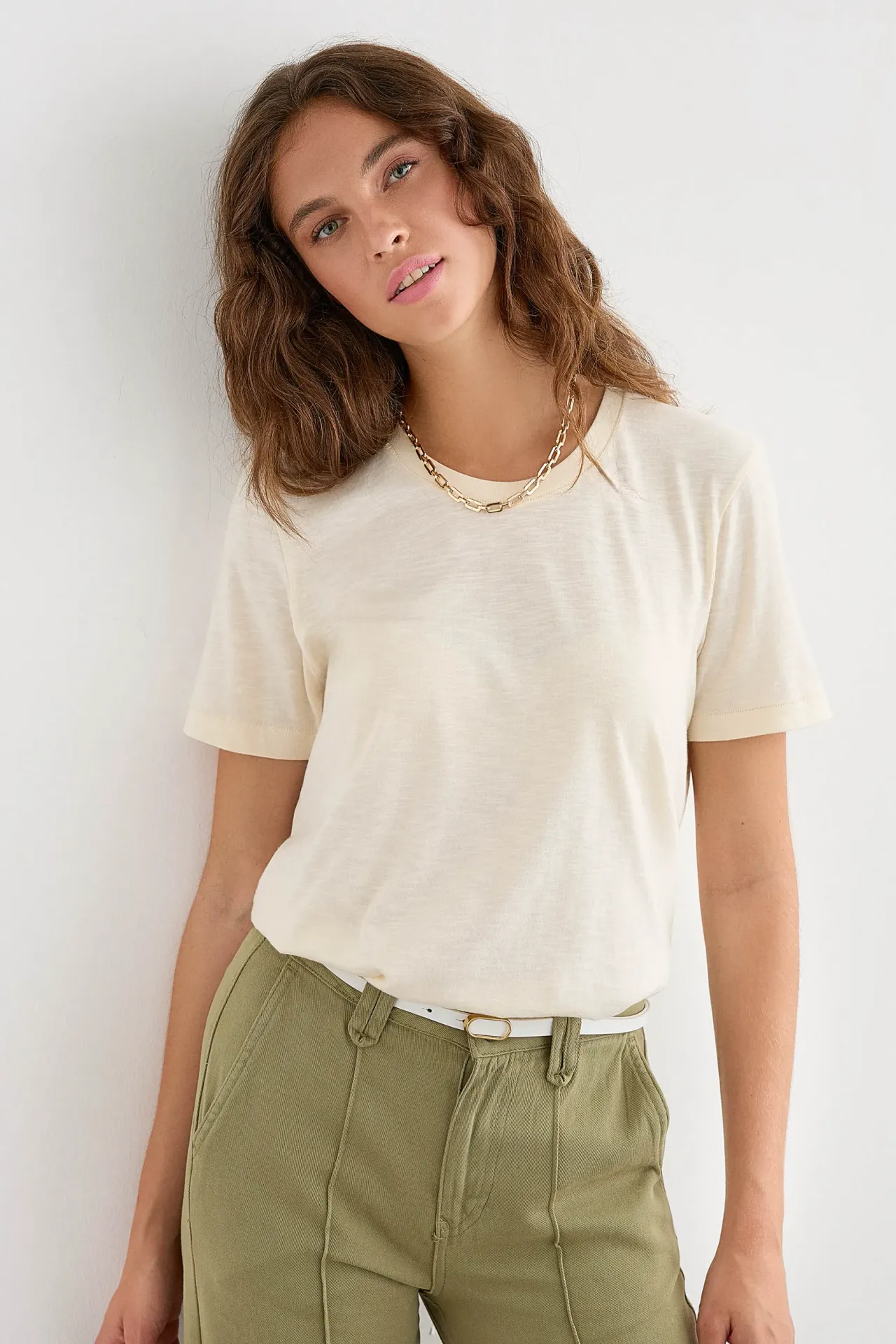 Basic Cotton Short-Sleeve Tee